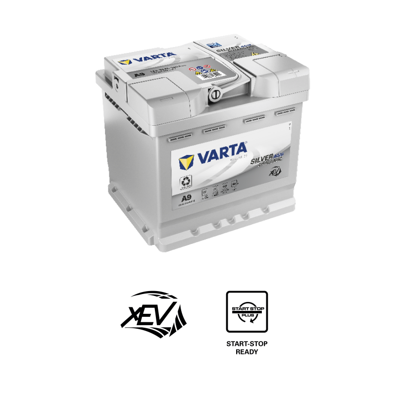 Batterie Voiture Start & Stop VARTA A9 12V 50Ah 540A