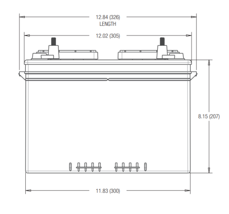 Batterie traction Trojan 27TMX plomb acide 150Ah