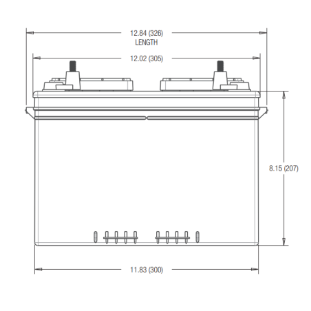 Batterie traction Trojan 27TMX plomb acide 150Ah