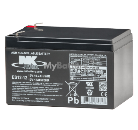 Batterie AGM MK Battery ES12-12 12V 12Ah