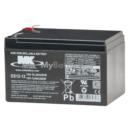 Batterie AGM MK Battery ES12-12 12V 12Ah