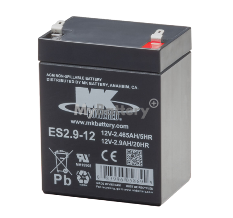 Batterie AGM MK Battery ES2.9-12 12V 2,9Ah