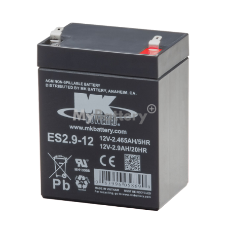 Batterie AGM MK Battery ES2.9-12 12V 2,9Ah