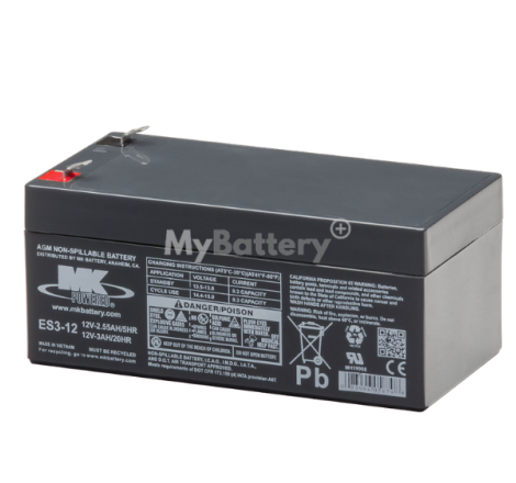 Batterie AGM MK Battery ES3-12 12V 3Ah