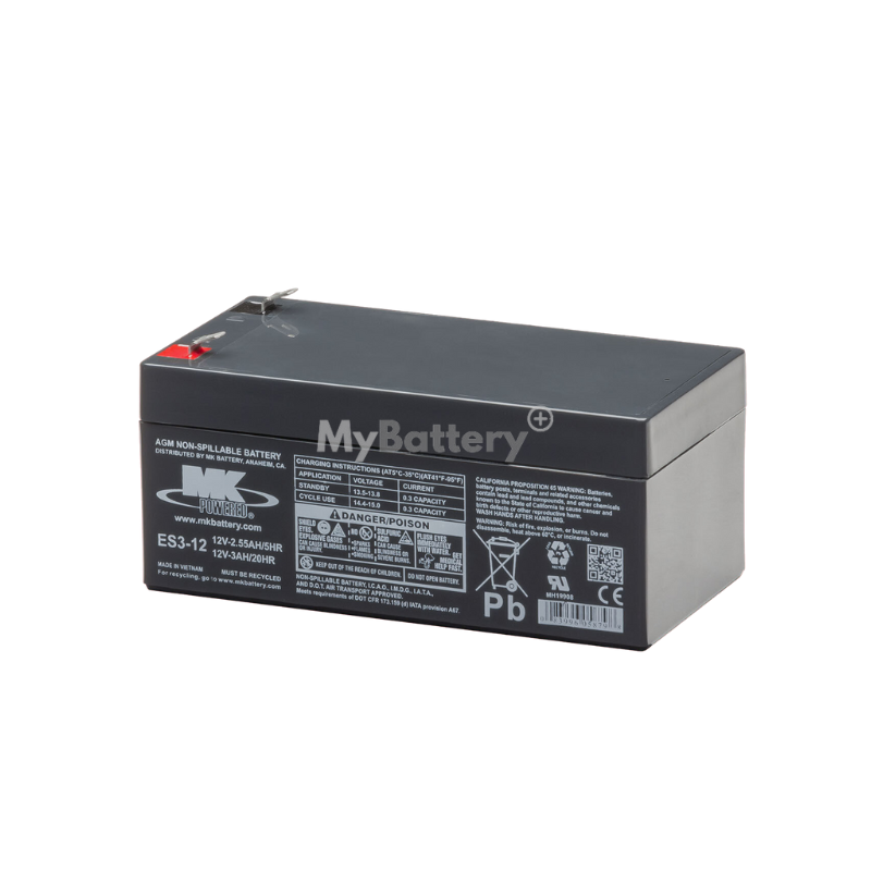 Batterie AGM MK Battery ES3-12 12V 3Ah