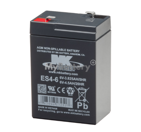 Batterie AGM MK Battery ES4-6 6V 4,5Ah