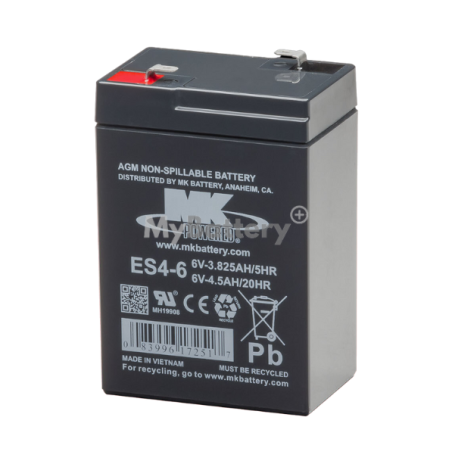 Batterie AGM MK Battery ES4-6 6V 4,5Ah