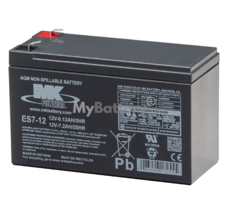 Batterie AGM MK Battery ES7-12 12V 7,2Ah