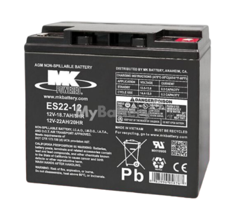 Batterie AGM MK Battery ES22-12 12V 22Ah