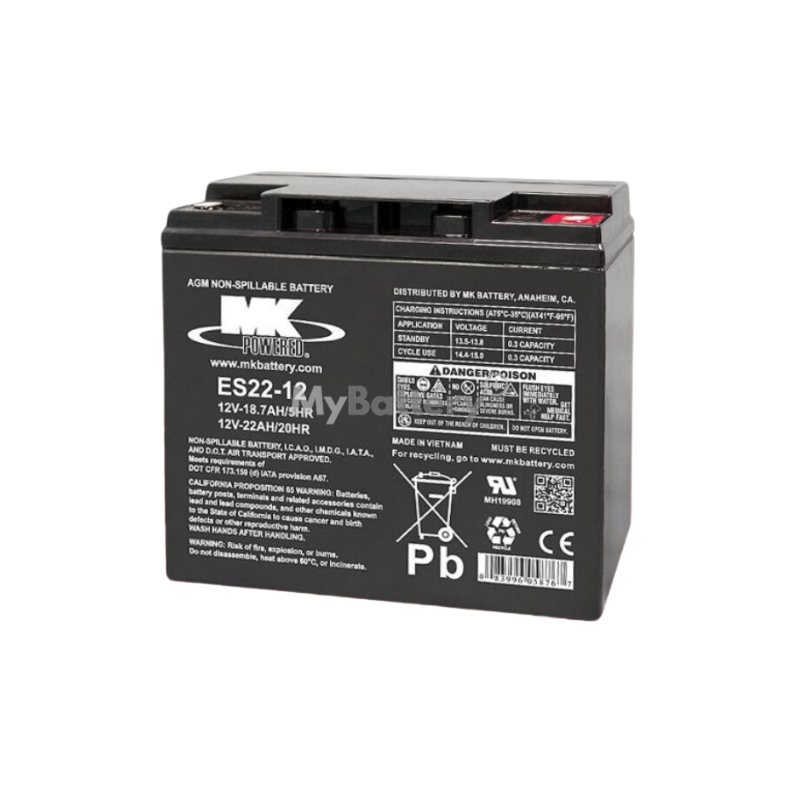 Batterie AGM MK Battery ES22-12 12V 22Ah