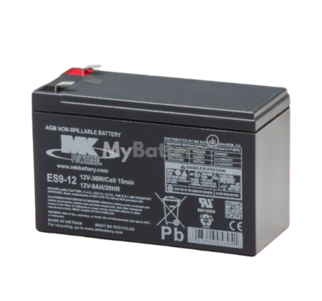 Batterie AGM MK Battery ES9-12 12V 9Ah