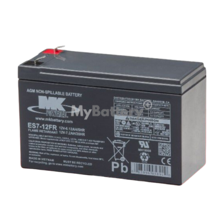 Batterie AGM MK Battery ES7-12FR 12V 7,2Ah