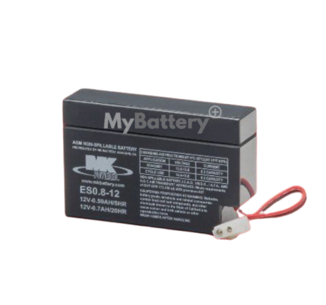 Batterie AGM MK Battery ES0.8-12 12V 0,8Ah