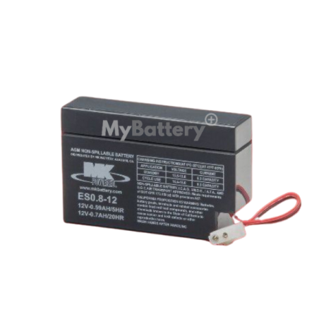 Batterie AGM MK Battery ES0.8-12 12V 0,8Ah