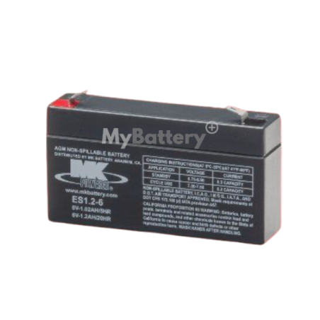 Batterie AGM MK Battery ES1.2-6 6V 1,2Ah