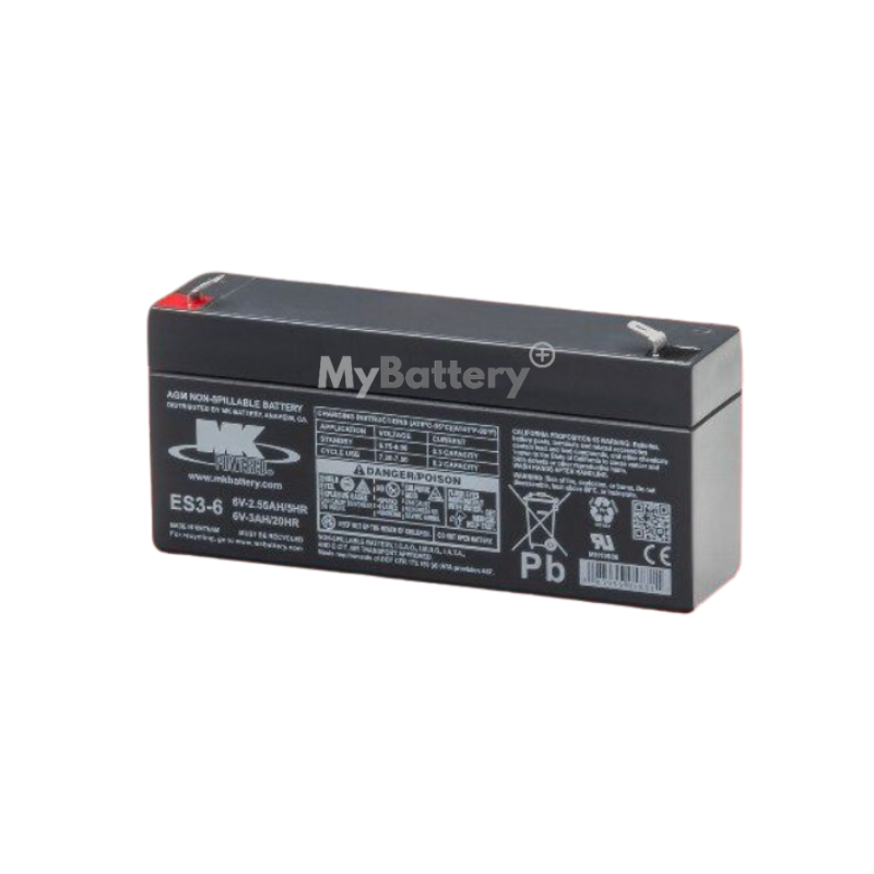 Batterie AGM MK Battery ES3-6 6V 3Ah