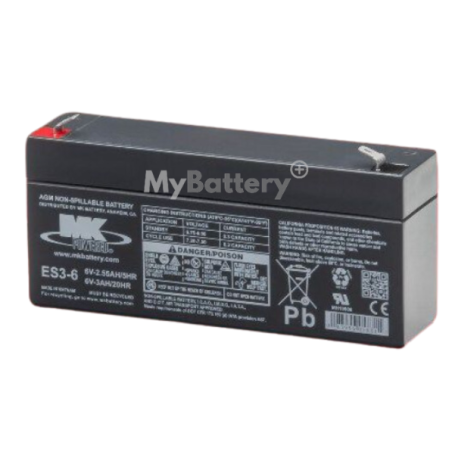 Batterie AGM MK Battery ES3-6 6V 3Ah