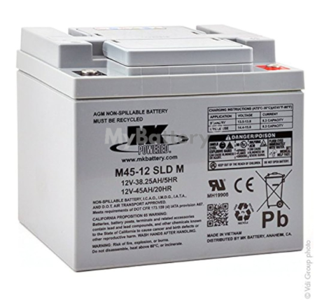 Batterie AGM MK Battery M45-12 SLD M 12V 45Ah