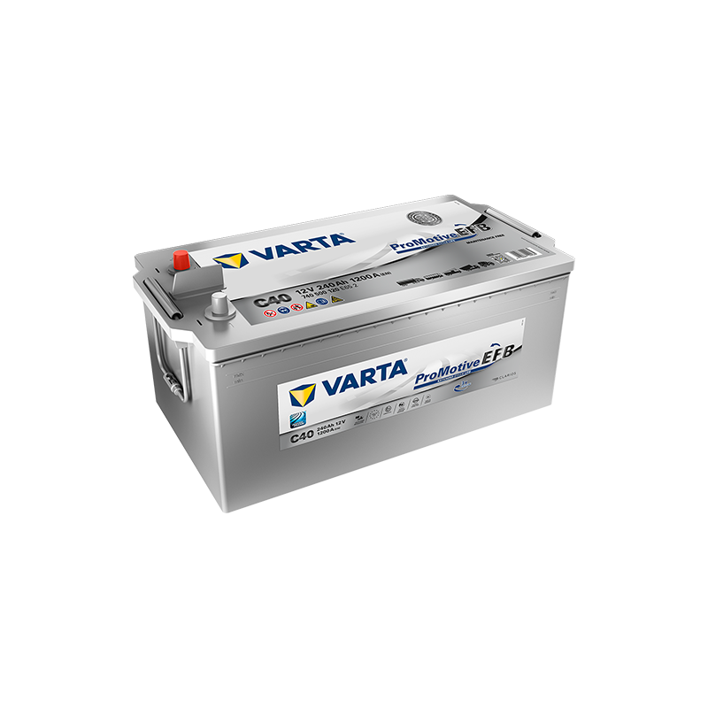 Batterie véhicule lourds VARTA C40 12V 240Ah 1200A