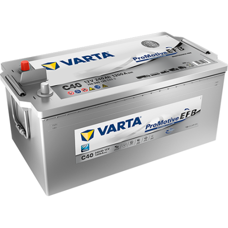 Batterie véhicule lourds VARTA C40 12V 240Ah 1200A