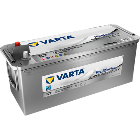 Batterie véhicule lourds VARTA K7 12V 145Ah 800A