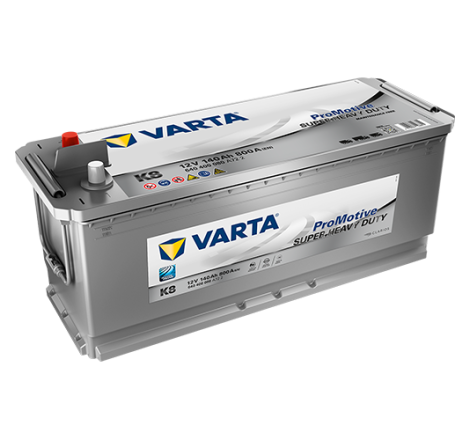 Batterie véhicule lourds VARTA K8 12V 140Ah 800A