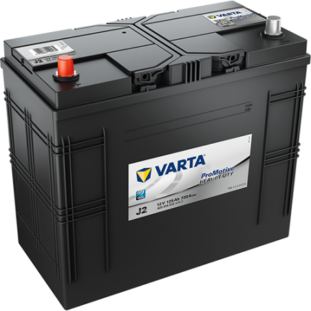 Batterie véhicule lourds VARTA J2 12V 125Ah 720A