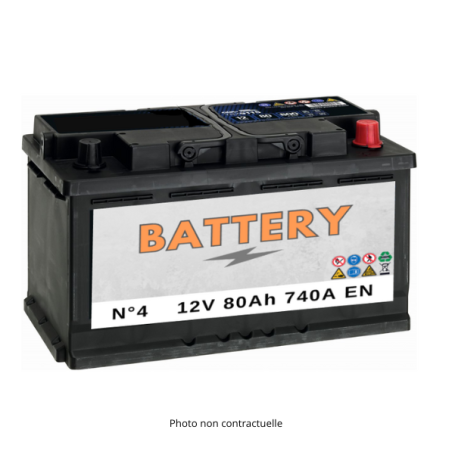 Batterie voiture BATTERY BAT-4 12V 80Ah 740A