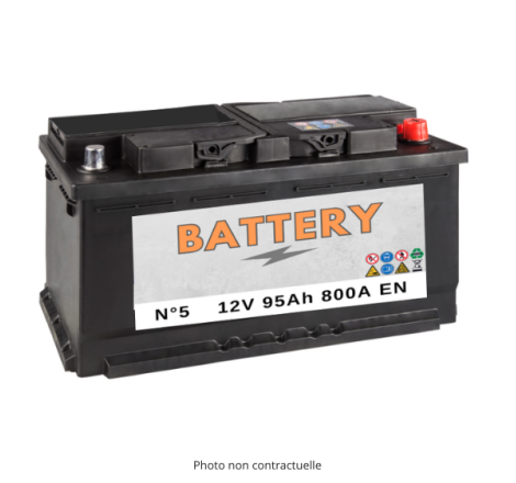 Batterie voiture BATTERY BAT-5 12V 95Ah 800A