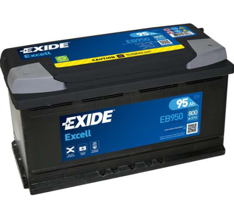 Batterie Voiture EXIDE EB950 12V 95 Ah 800 A