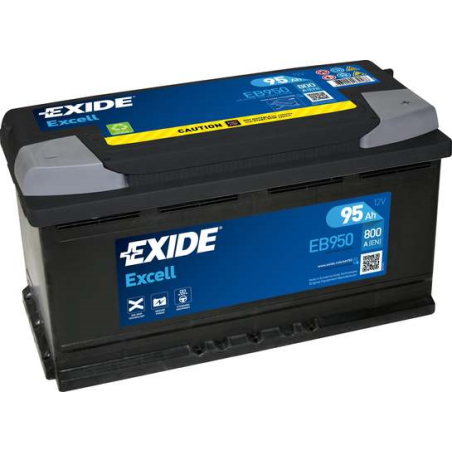 Batterie Voiture EXIDE EB950 12V 95 Ah 800 A