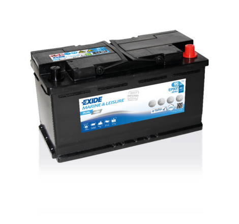 Batterie Bateau EXIDE EP800 12V 95 Ah 850 A