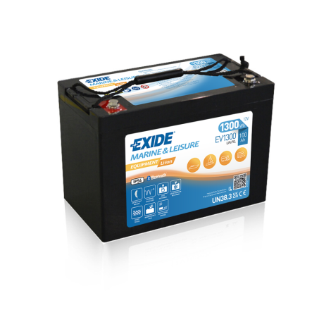 Batterie Bateau EXIDE EV1300 12V 100 Ah 1300 A