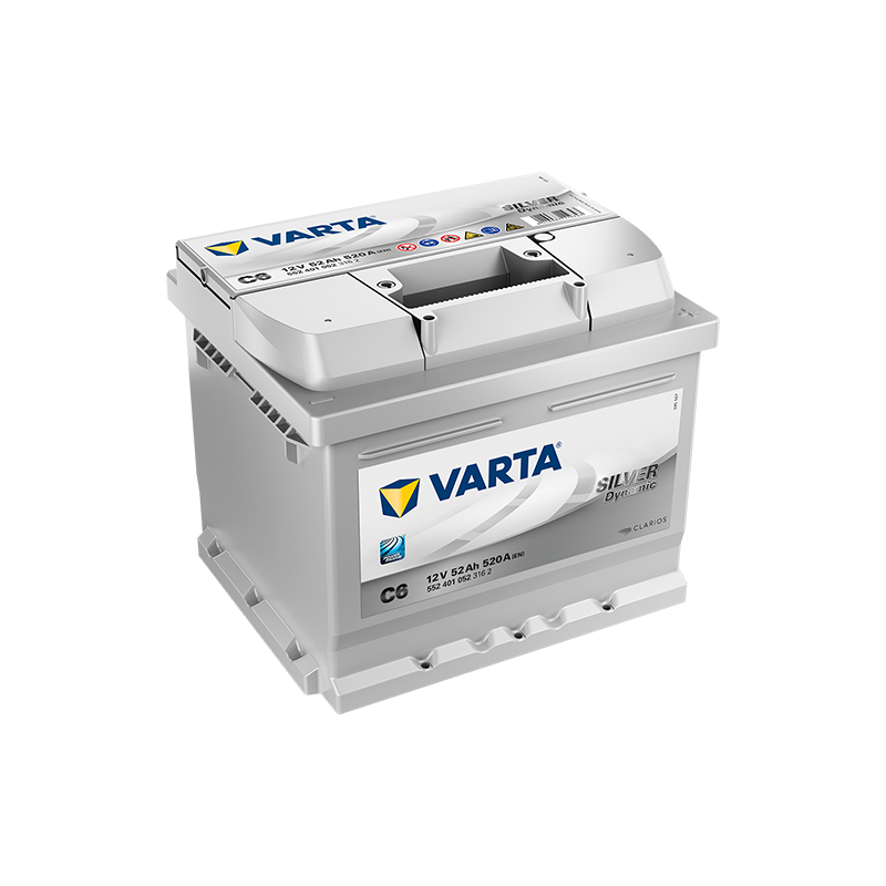 Batterie Voiture Start & Stop VARTA C6 12V 52 Ah 520 A