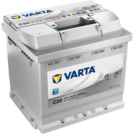 Batterie Voiture Start & Stop VARTA C30 12V 54 Ah 530 A