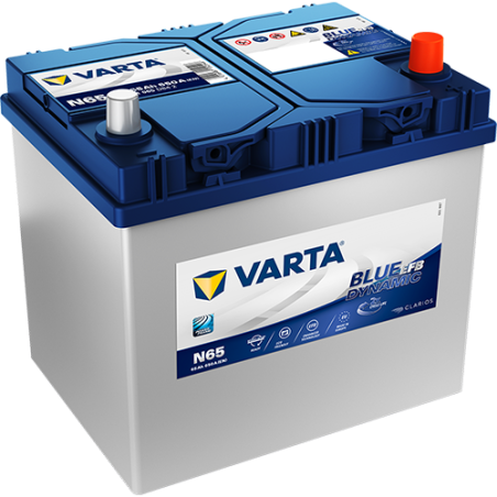 Batterie Voiture Start & Stop VARTA N65 12V 65 Ah 650 A