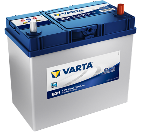 Batterie Voiture VARTA B31 12V 45 Ah 330 A