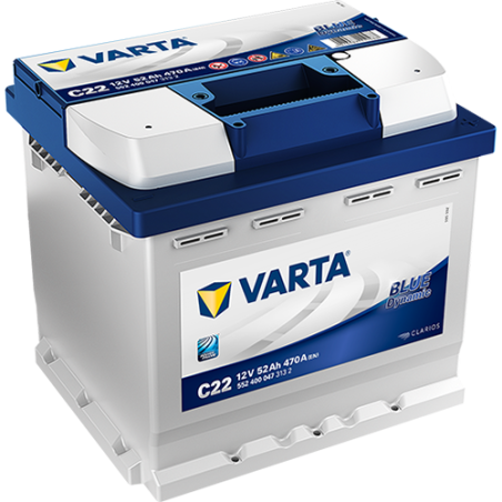 Batterie Voiture VARTA C22 12V 52 Ah 470 A