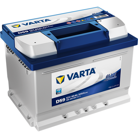 Batterie Voiture VARTA D59 12V 60 Ah 540 A