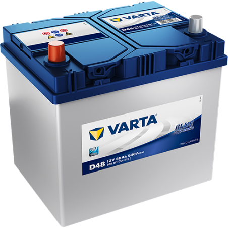 Batterie Voiture VARTA D48 12V 60 Ah 540 A