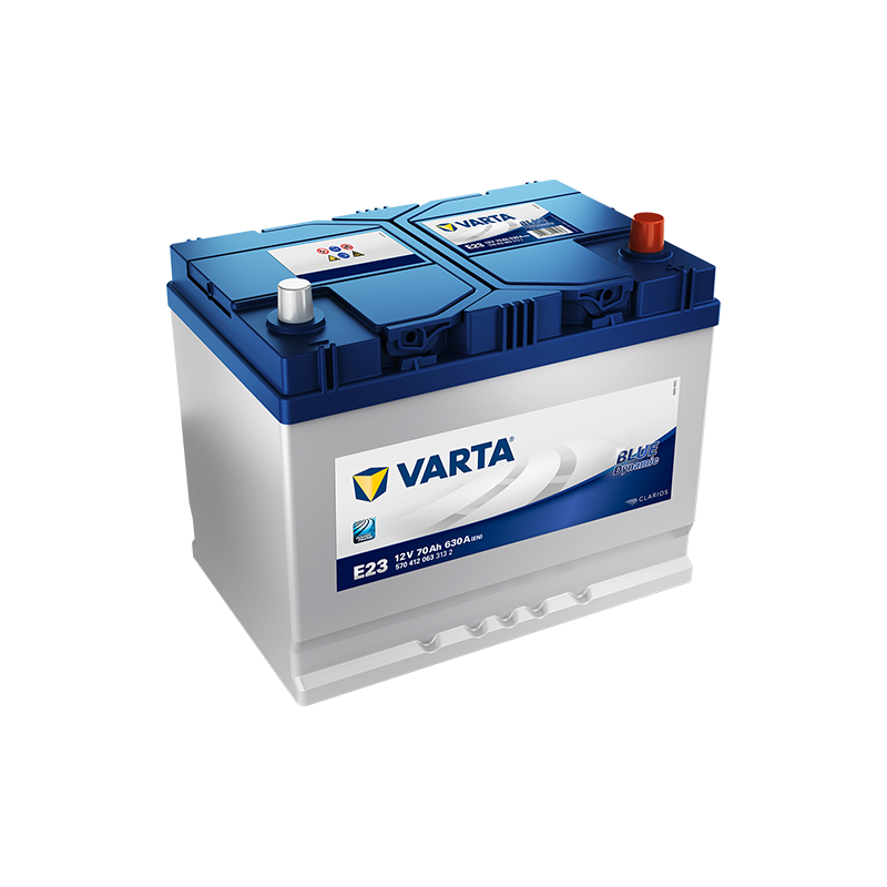 Batterie Voiture VARTA E23 12V 70 Ah 630 A