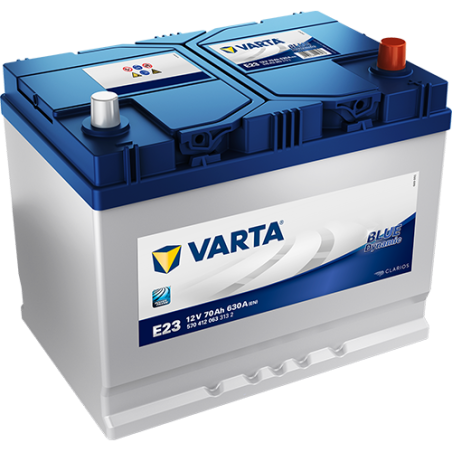 Batterie Voiture VARTA E23 12V 70 Ah 630 A