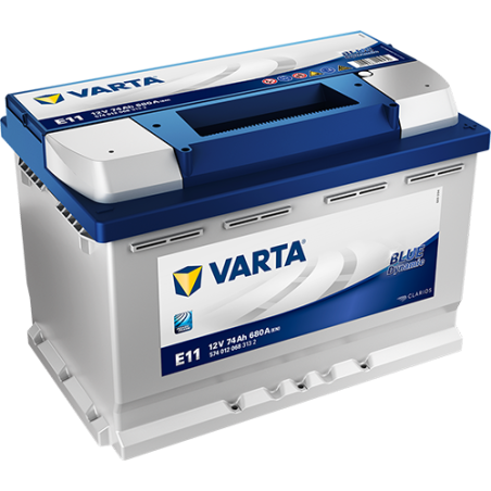 Batterie Voiture VARTA E11 12V 74 Ah 680 A