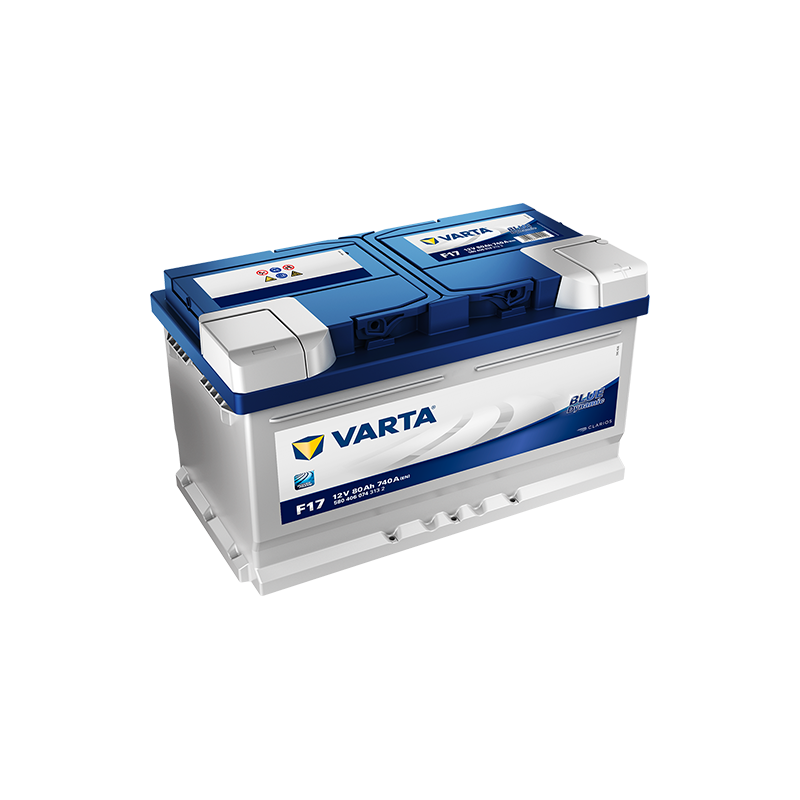 Batterie Voiture VARTA F17 12V 80 Ah 740 A