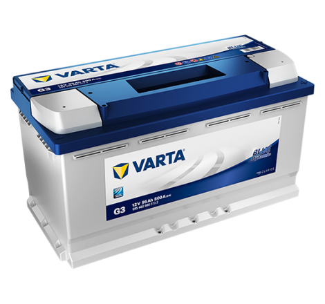 Batterie Voiture VARTA G3 12V 95 Ah 800 A