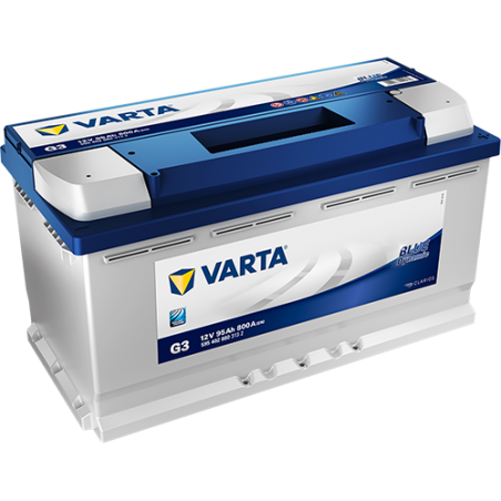 Batterie Voiture VARTA G3 12V 95 Ah 800 A