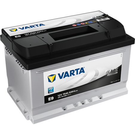 Batterie Voiture VARTA E9 12V 70 Ah 640 A