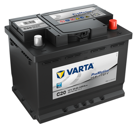 Batterie Camions VARTA C20 12V 55 Ah 420 A