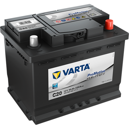 Batterie Camions VARTA C20 12V 55 Ah 420 A