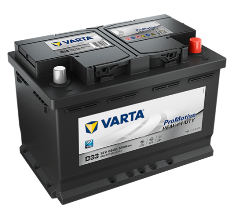 Batterie Camions VARTA D33 12V 66 Ah 510 A